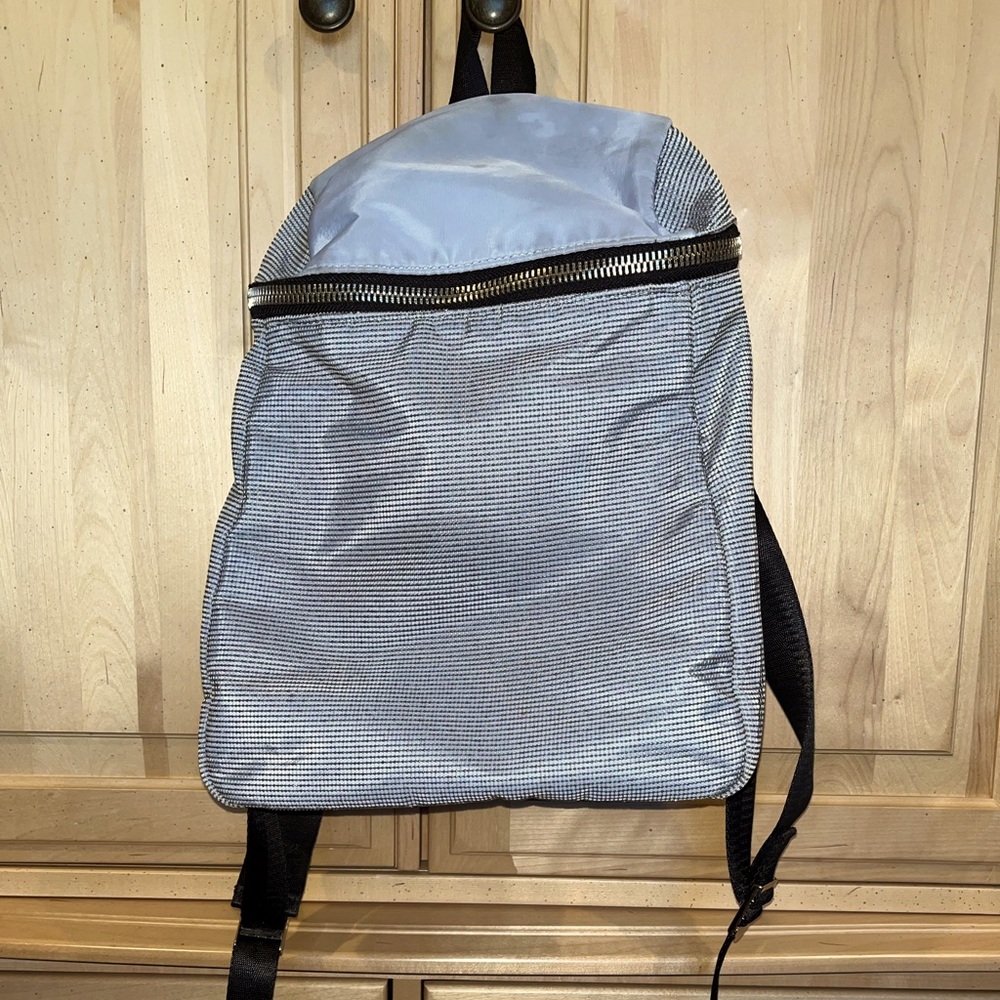 Athleta light gray backpack